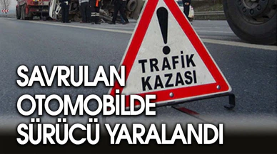Bariyerlere Çarpan Otomobilin Sürücüsü Yaralandı
