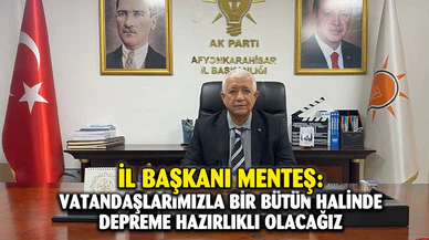 Menteş’ten 6 Şubat depremi anma mesajı