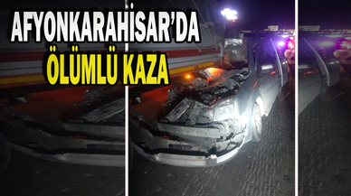 Tıra çarpan hafif ticari aracın sürücüsü kaldırıldığı hastanede öldü