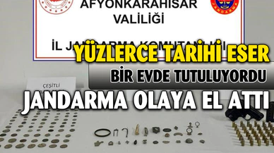 Evde Yüzlerce Tarihi Eser Yakalandı