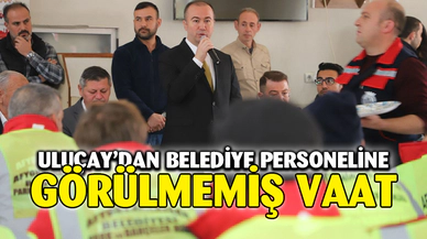 Uluçay, “Yeni evlenecek belediye personeline 100 bin TL nakdi destek vereceğiz”