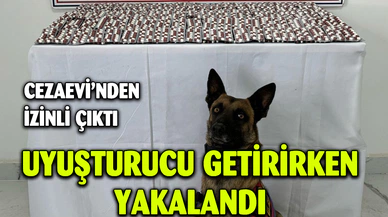 Cezaevinden izin alıp dışarı çıktı AFYON'A UYUŞTURUCU GETİRİKEN YAKALANDI