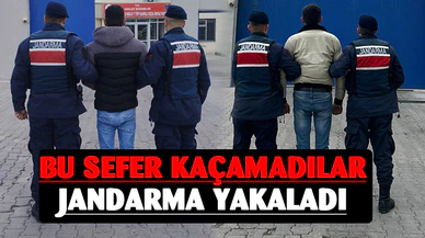 Afyon’da kaçak iki şahsı jandarma yakaladı