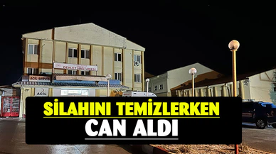 Tüfeğini temizlerken başkasını vurdu