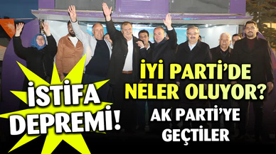 İyi Parti yönetiminden istifa edip AK Parti ailesine katıldılar