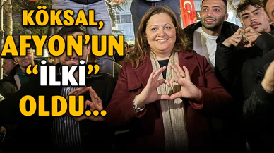 Afyonkarahisar’ın ilk kadın belediye başkanı Burcu Köksal oldu