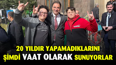 20 yıldır yapılamayan birçok icraat bugün Afyonlulara vaat olarak sunuluyor
