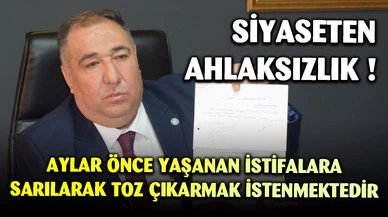 Mısırlıoğlu Ateş Püskürdü, "Siyaseten Ahlaksızlık" Dedi