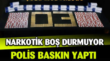 Polis 842 adet uyuşturucu hap ele geçirdi