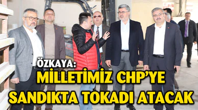 Özkaya'dan CHP'ye Gönderme