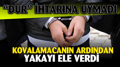 14 yıl 14 gün hapis cezası ile aranan şahıs kovalamaca sonrası yakalandı