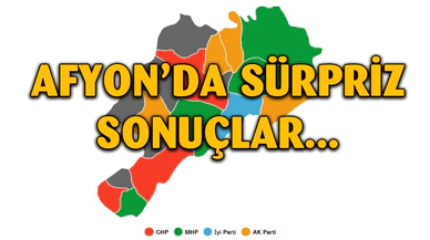 Afyonkarahisar'da Seçim Sonuçları
