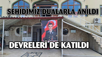 Şehit Karadirek, Seneyi devriyesinde dualarla anıldı