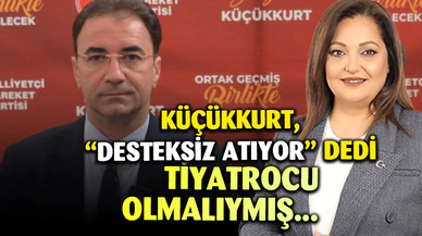 Burcu hanım tiyatrocu olmalıymış. Desteksiz atmanın sonu felaket olur