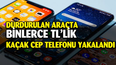 Jandarma 175 bin TL değerinde kaçak cep telefonu ele geçirdi