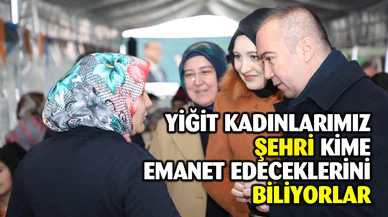 Uluçay, “Afyonkarahisar’ın yiğit kadınları şehri kime emanet edeceklerini biliyorlar”