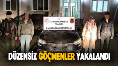 Afyonkarahisar'da düzensiz göçmenler yakalandı