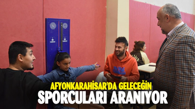 Afyonkarahisar'da geleceğin sporcuları aranıyor