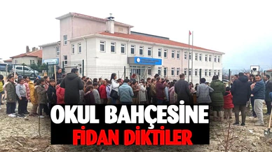 İscehisar’da fidan diktiler