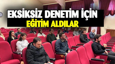 Afyonkarahisar'da denetim ekibine eğitim verildi