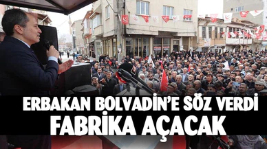 Genel Başkan Erbakan’dan Bolvadin’e fabrika sözü