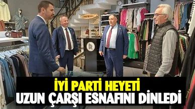 İYİ Parti heyeti Afyonkarahisar esnafıyla buluştu