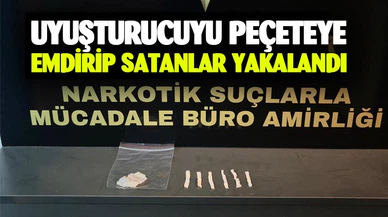 Peçeteye emdirilmiş uyuşturucu ele geçirildi