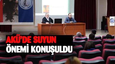 AKÜ'de dünya su günü kutlandı