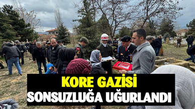 Kore Gazisi resmi törenle ebediyete uğurlandı