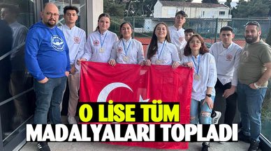 Afyonkarahisar’daki o lise madalyaları topladı