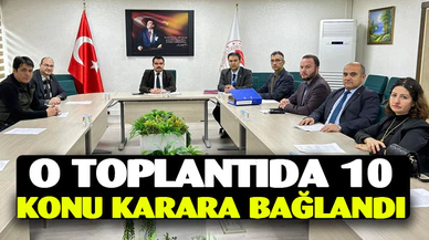 Afyonkarahisar'ı ilgilendiren 10 konu karara bağlandı