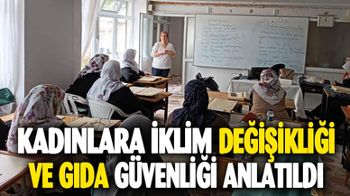 Afyon'da iklim değişikliği ve gıda güvenliği anlatıldı