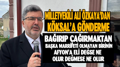 Milletvekili Özkaya'dan Köksal'a 'bağırma' göndermesi