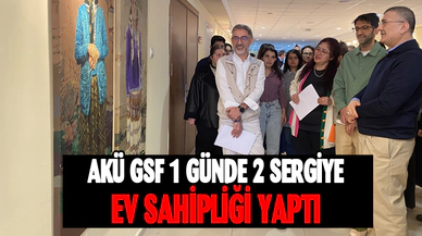 AKÜ GSF’den 1 günde 2 sergiye ev sahipliği