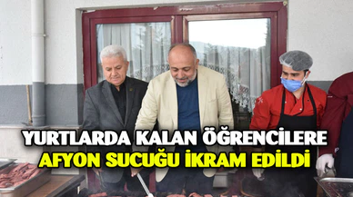 Afyon sucuğu yurtlarda lezzet durağı oluyor