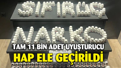 Afyonkarahisar'da uyuşturucu hap ele geçirildi