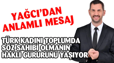 Yağcı'dan Anlamlı Mesaj