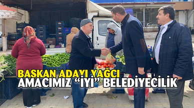 İYİ Parti Başkan Adayı Alper Yağcı Erenler Semt Pazarını Ziyaret Etti