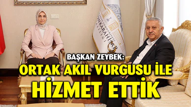 Başkan Zeybek: “Afyonkarahisar’ımızda ortak akıl vurgusu ile hizmet ettik”