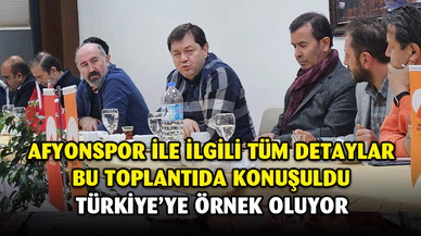 Afyon spor basını Türkiye'ye örnek
