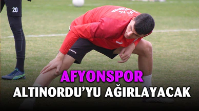 Afyonspor, Altınordu’yu konuk edecek