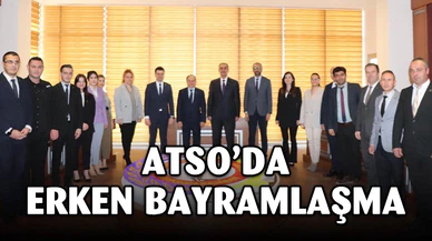 Serteser ve Çelikten, ATSO Personeli ile Bayramlaştı