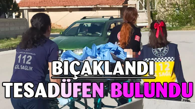 Yerde hareketsiz yatan kişinin bıçaklandığı ortaya çıktı
