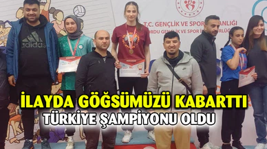 Okul Sporları bilek güreşi şampiyonu İlayda Malkoç oldu
