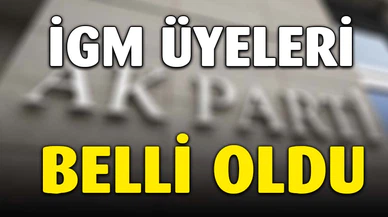 AK Parti'nin İl Genel Meclisi Üyeleri Belli Oldu