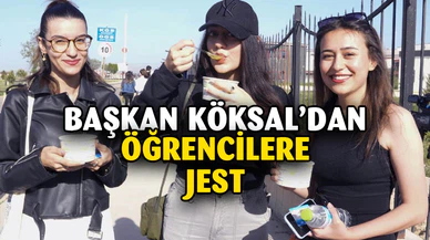 Başkan Köksal sınav haftasında gençleri unutmadı