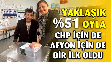 Cumhuriyet tarihi boyunca Afyon’un seçilen ilk kadın belediye başkanı oldu