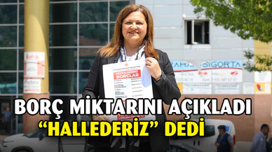 Başkan Köksal Belediyenin Borcunu İlan Etti