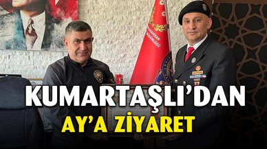 Kumartaşlı'dan Emniyet Müdürü Ay'a Ziyaret