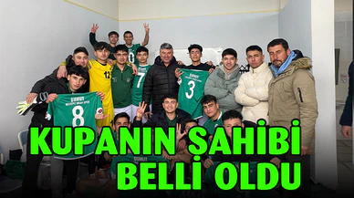 U18 final maçının şampiyonu Şuhut Belediye Hisarspor